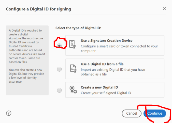 how do i create a digital signature in adobe